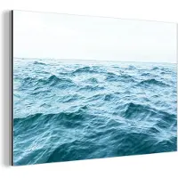 MuchoWow Wanddecoratie Metaal - Aluminium Schilderij Industrieel - Zee - Water - Natuur - Oceaan - 180x120 cm - Dibond - Foto op aluminium - Industriële muurdecoratie - Voor de woonkamer/slaapkamer