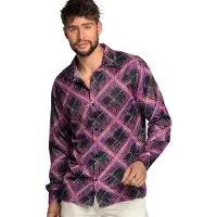 Boland shirt Summer Night heren polyester paars