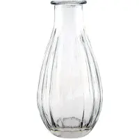 Clayre & Eef Vaas Ø 7x14 cm Glas