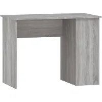 vidaXL Bureau 100x55x75 cm bewerkt hout grijs sonoma eikenkleurig