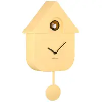Karlsson Klok Modern Cuckoo ABS Soft Yellow