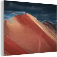 MuchoWow Wanddecoratie Metaal - Aluminium Schilderij Industrieel - Landschap - Natuur - Berg - Wolken - 120x90 cm - Dibond - Foto op aluminium - Industriële muurdecoratie - Voor de woonkamer/slaapkamer