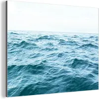 MuchoWow Wanddecoratie Metaal - Aluminium Schilderij Industrieel - Zee - Water - Natuur - Oceaan - 160x120 cm - Dibond - Foto op aluminium - Industriële muurdecoratie - Voor de woonkamer/slaapkamer