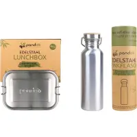 Pandoo Thermosfles - Lunchbox Set - 800 ml - Dubbelwandige Isolatie - BPA-vrij - Herbruikbaar - Waterdicht