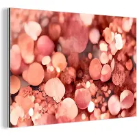 MuchoWow Wanddecoratie Metaal - Aluminium Schilderij Industrieel - Abstract - Glitter - Roze - Luxe - 180x120 cm - Dibond - Foto op aluminium - Industriële muurdecoratie - Voor de woonkamer/slaapkamer