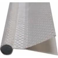 Esvo caravanpees - 7 mm - 12 meter - dubbele vlag - PVC gecoat polyester – lichtgrijs