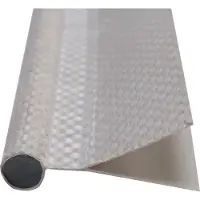 Esvo caravanpees - 7 mm - 5 meter - dubbele vlag - PVC gecoat polyester – lichtgrijs