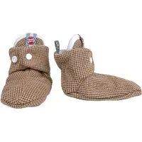 Lodger baby slofjes Ciumbelle Beige Bruin Jongens/Meisjes Katoen Effen - maat 0-3 mnd