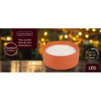 Lumineo Led kaars voor buiten | | Ø 20 x 8 cm