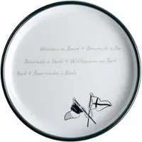 Marine Business Welcome On Board Dessert Dish 6 Units Transparant