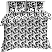 MOODIT Dekbedovertrek Odil Tinto Black-240 x 200 / 220 cm | Lits-Jumeaux