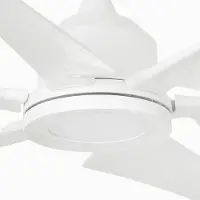 Faro Plafondventilator Cies XL voor grote ruimte DC wit, wit / opaal, Kunststof