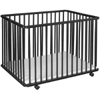 Bebies First Opvouwbare Baby Box Liam Zwart Unisex