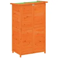 vidaXL Tuinschuur 83x57x140 cm massief grenenhout bruin