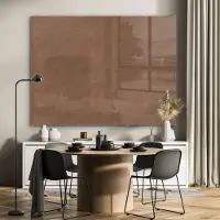 MuchoWow Glasschilderij 160x120 cm - Schilderij acrylglas - Leer - Bruin - Dieren - Foto op glas - Schilderijen