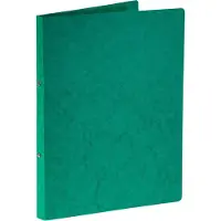 Bronyl ringmap, voor ft A4, uit glanskarton, 2 ringen van 16 mm, groen - 6 stuks