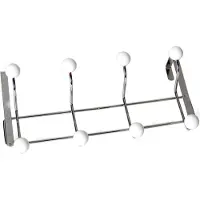 Gerimport Deurhanger 8-haaks 32 X 16 X 12 Cm Staal Wit/grijs