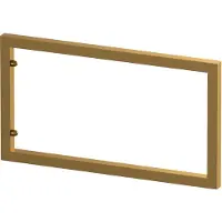 Brauer topbladbeugel 45x25cm - geborsteld goud PVD