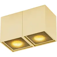QAZQA Design spot goud 2-lichts - Qubo Honey