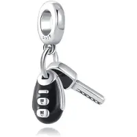 Fler | Bedel | Past op populaire bedel armbanden | armbandbedel | Sleutelbedel | Auto sleutel | Car Key | Hangbedel Charm | 925 Sterling Zilver | Emaille | Valentijnsdag kado | Kerstcadeau |