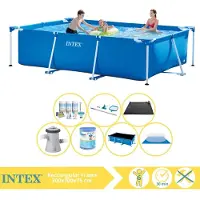 Intex Rechthoekig zwembad - 300x200x75 cm - 8-delig - Model S30197