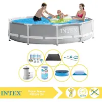 Intex Prism Frame Zwembad, rond - 366x76 cm - 8-delig, model S32117