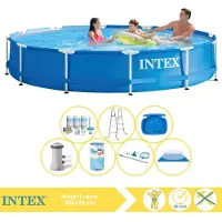 Intex Framezwembad, rond - 366x76 cm - 8-delig, model S31578