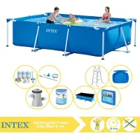 Intex Rechthoekig zwembad - 300x200x75 cm - 9-delig - Model S30183