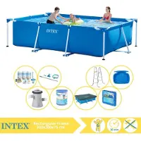 Intex Rechthoekig zwembad - 300x200x75 cm - 9-delig - Model S30182