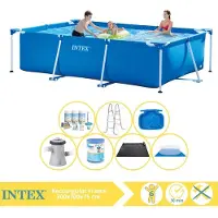 Intex Rechthoekig zwembad - 300x200x75 cm - 8-delig - Model S30205
