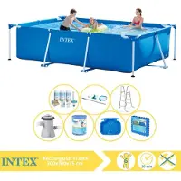 Intex Rechthoekig zwembad - 300x200x75 cm - 8-delig - Model S30184