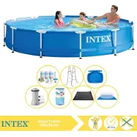 Intex Framezwembad, rond - 366x76 cm - 8-delig, model S31595
