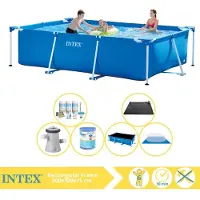 Intex Rechthoekig zwembad - 300x200x75 cm - 7-delig - Model S30202