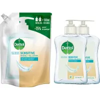 Dettol - Refill Sensitive 500ML - Sensitive 2x250ML - Voordeelverpaking
