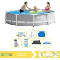 Intex Prism Frame Zwembad, rond - 366x76 cm - 8-delig, model S32102