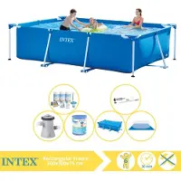 Intex Rechthoekig zwembad - 300x200x75 cm - 7-delig - Model S30226