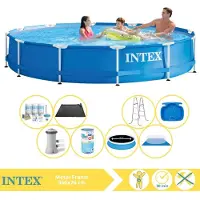 Intex Framezwembad, rond - 366x76 cm - 9-delig, model S31593