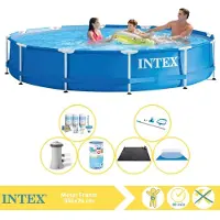 Intex Framezwembad, rond - 366x76 cm - 7-delig, model S31589
