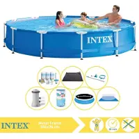 Intex Framezwembad, rond - 366x76 cm - 8-delig, model S31588