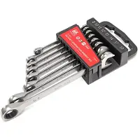 AOK 8 Delige Professionele Ring, Ratelset, Steeksleutelset