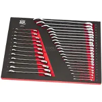 AOK Professionele 34 Delige Ring / Ratel / Steeksleutelset Foam Inlay