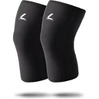 Reeva Powerlifting Knee Sleeves - Zwart - S