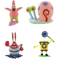 Comansi Spongebob Squarepants - Spongebob - 4 figuurtjes - - Patrick - Mr. Krab en slak