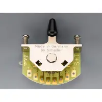 Schaller 15310013 Megaswitch T lever switch 3-way, 40,7mm spacing, bolts included, black cap