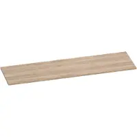 Brauer Ocean Slim Topblad 160x46cm MFC - Sunlit (18 Mm) - Badkamermeubels - Wastafelbladen - 8720359349477