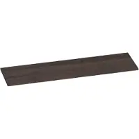 Brauer Ocean Slim Topblad 160x46cm Massief Eiken - Eiken Zwart (19 Mm) - Badkamermeubels - Wastafelbladen - 8720359347008