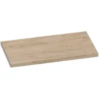 Brauer Ocean Medium Topblad 80x46cm MFC - Forest Wheat (36 Mm) - Badkamermeubels - Wastafelbladen - 8720359350589