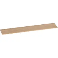 Brauer Ocean Slim Topblad 240x46cm Massief Eiken - Eiken Naturel (19 Mm) - Badkamermeubels - Wastafelbladen - 8720359347343