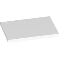 Brauer Ocean Medium Topblad 59,6x46cm - MDF - Mat Wit - Badkamermeubels, Wastafelbladen - 8720359348586