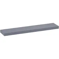 Brauer Creek Wastafelblad 220x50x10cm MDF - Mat Grijs - Badkamermeubels - Wastafelbladen - 8720359388957